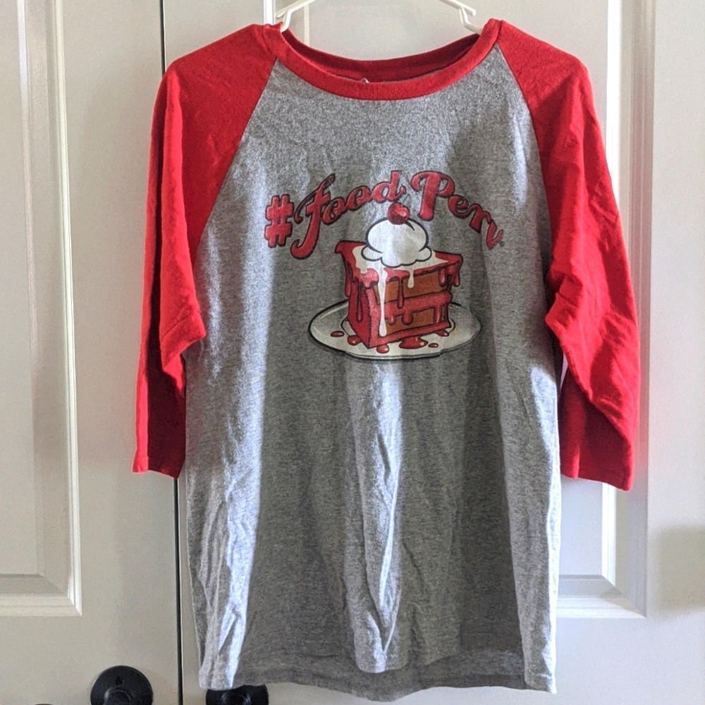 Adam Grabowski baseball shirt "food porn"